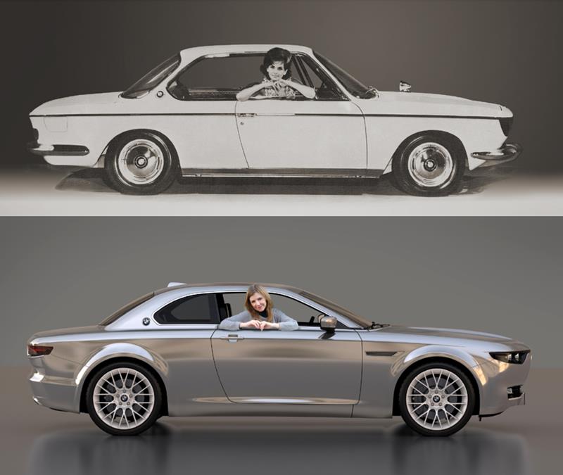 The BMW CS Vintage Concept by David Obendorfer