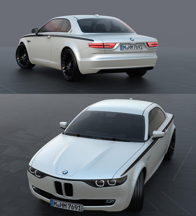 The BMW CS Vintage Concept by David Obendorfer