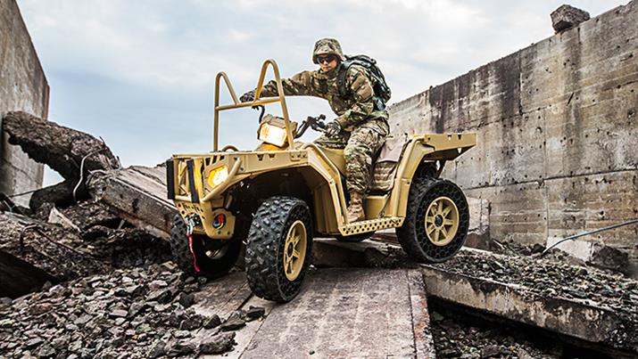 Polaris Sportsman WV850 ATV with Airless Tires