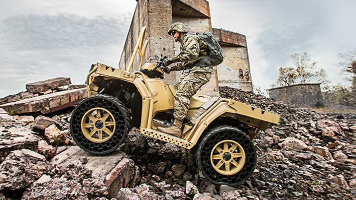 Polaris Sportsman WV850 ATV with Airless Tires