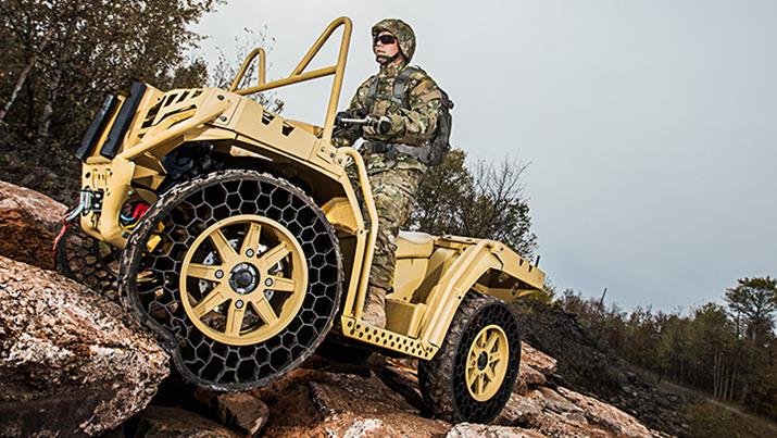 Polaris Sportsman WV850 ATV with Airless Tires