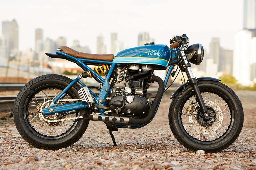 Custom Royal Enfield Continental GT - The Grand Trunk Express
