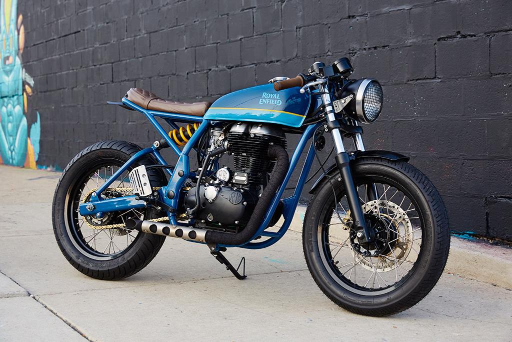 Custom Royal Enfield Continental GT - The Grand Trunk Express