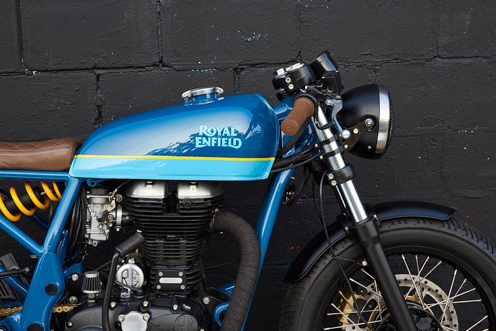 Custom Royal Enfield Continental GT - The Grand Trunk Express