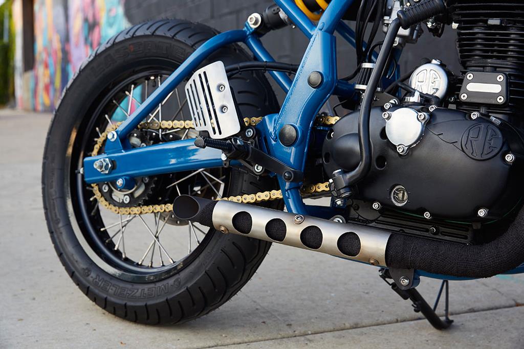 Custom Royal Enfield Continental GT - The Grand Trunk Express