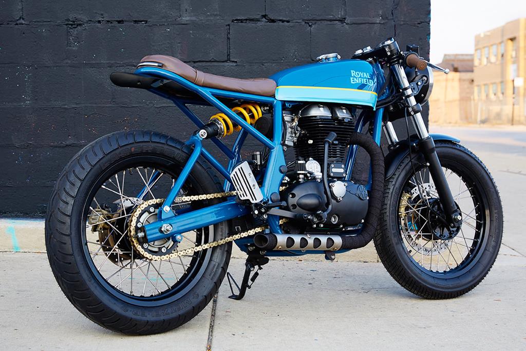 Custom Royal Enfield Continental GT - The Grand Trunk Express