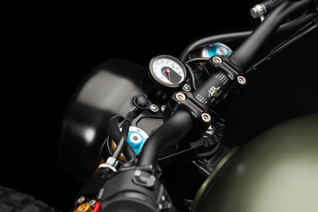 2014 Triumph Scrambler - The Hunter by Erneâ€™s Euromotos tiny speedometer