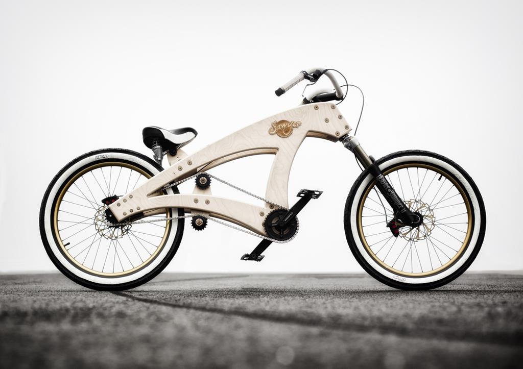 Sawyer Beachcruiser Plywood Bicycle by Jurgen Kuipers