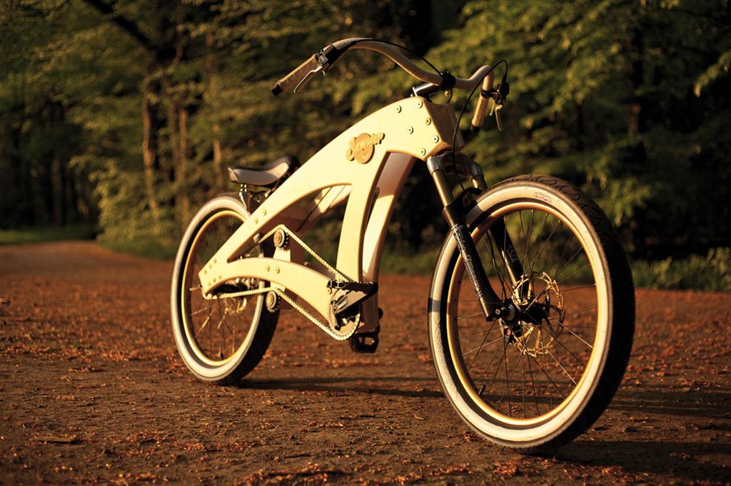 Sawyer Beachcruiser Plywood Bicycle by Jurgen Kuipers