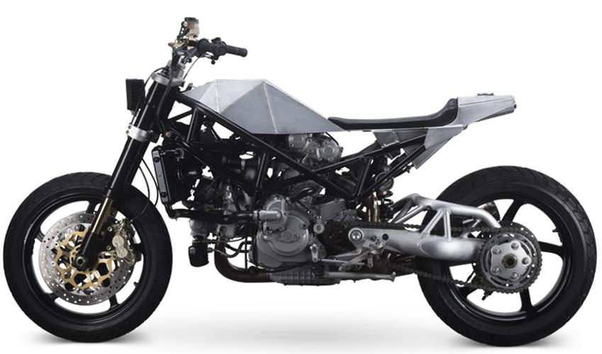 Custom Ducati Monster "Warthog" by Anvil Motociclette