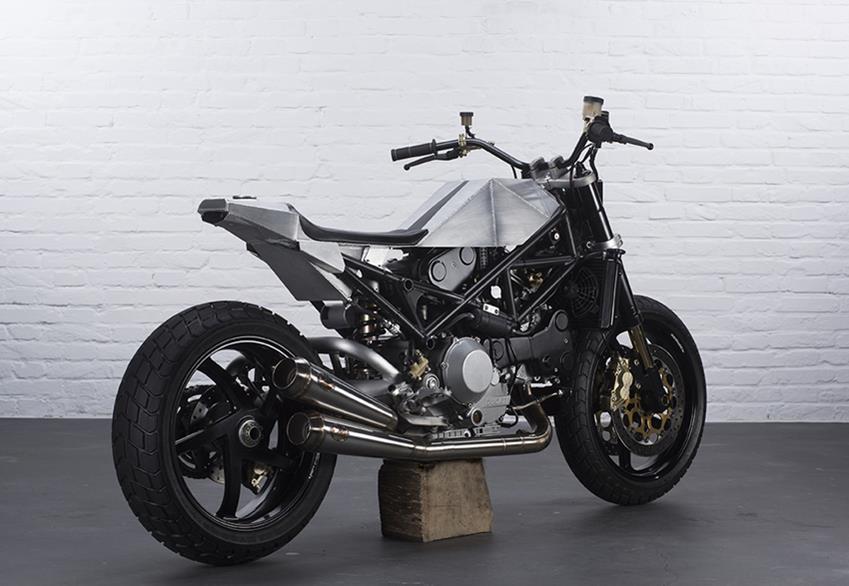 Custom Ducati Monster "Warthog" by Anvil Motociclette