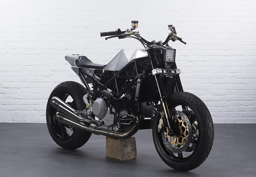 Custom Ducati Monster "Warthog" by Anvil Motociclette