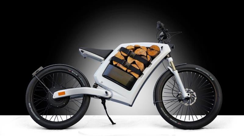 Feddz Electric Motorcycle with Removable Battery and Storage Space