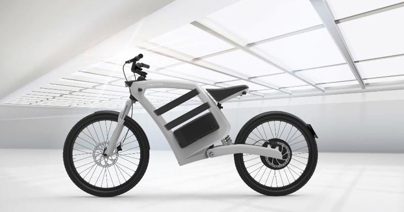 Feddz Electric Motorcycle with Removable Battery and Storage Space