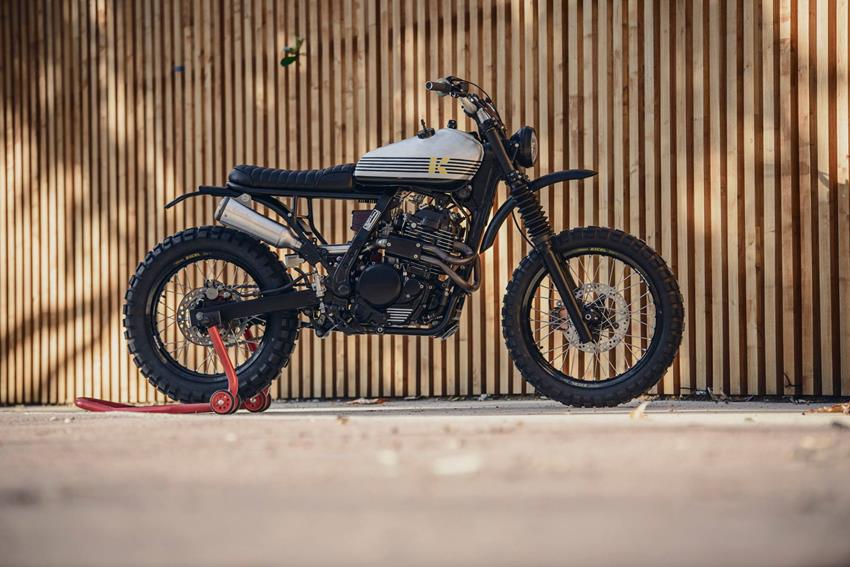 Custom Honda NX650 by Kiddo Motors