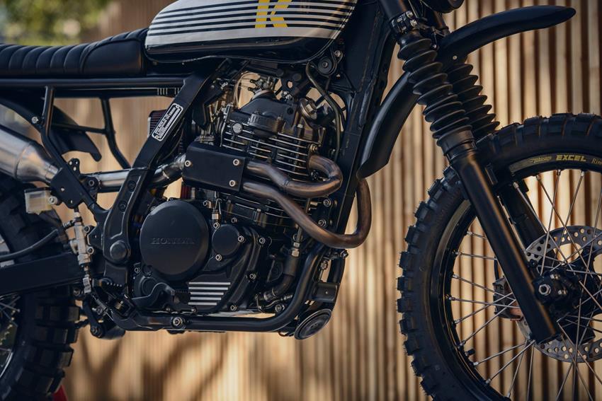 Custom Honda NX650 by Kiddo Motors