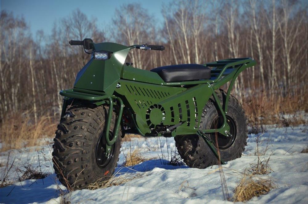 Taurus 2x2 Adventure Motorcycle from Russia