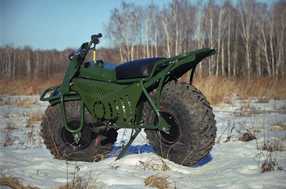 Taurus 2x2 Adventure Motorcycle from Russia