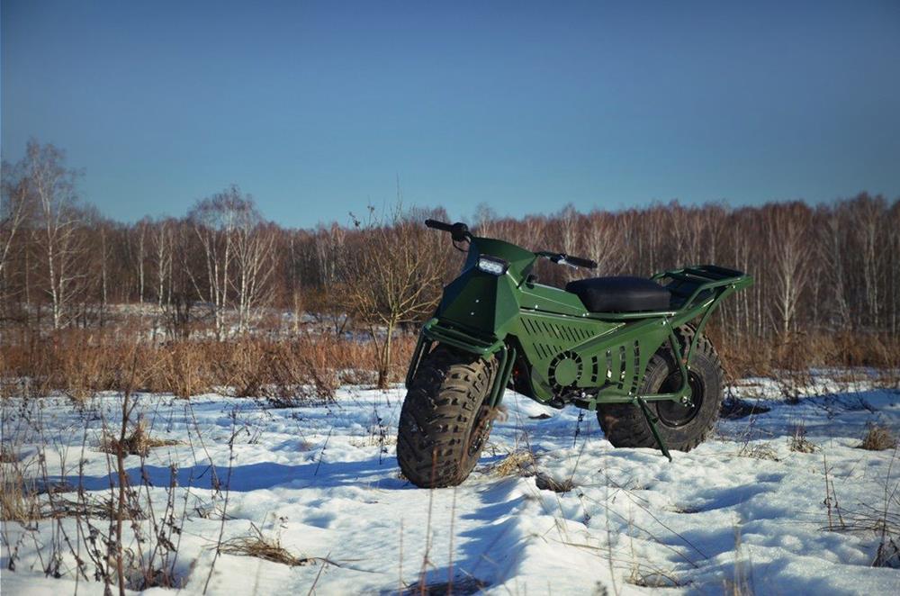 Taurus 2x2 Adventure Motorcycle from Russia