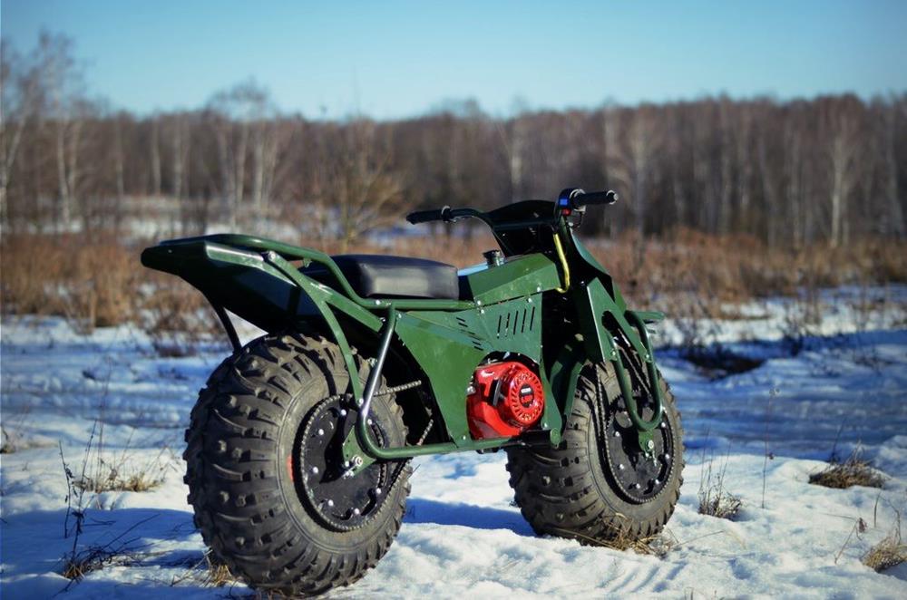 Taurus 2x2 Adventure Motorcycle from Russia