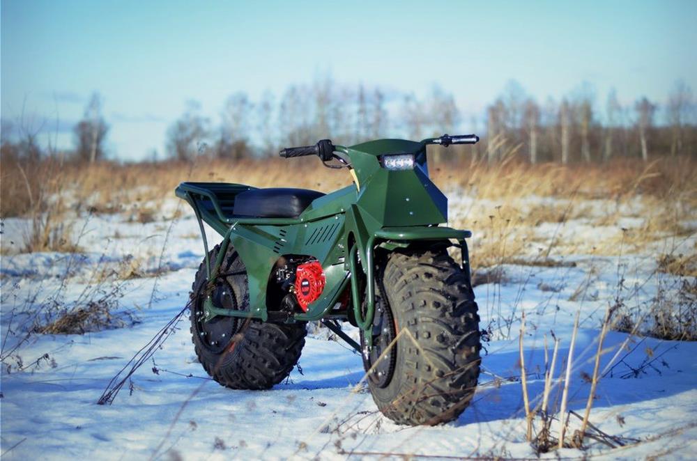 Taurus 2x2 Adventure Motorcycle from Russia
