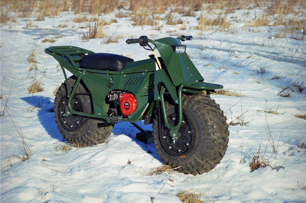 Taurus 2x2 Adventure Motorcycle from Russia