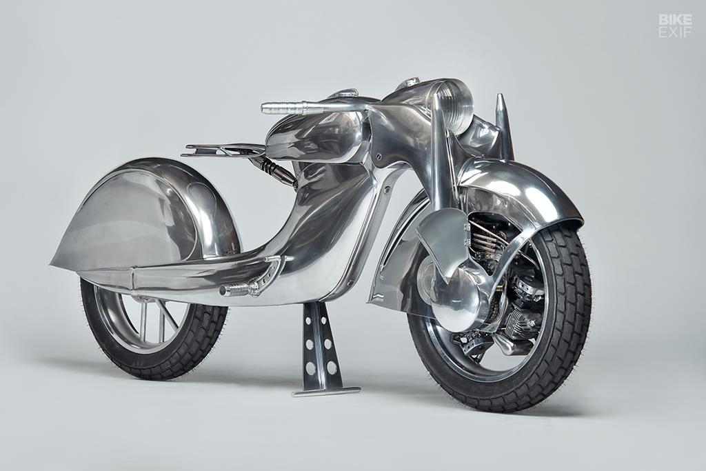 Custom Front Wheel Drive Motorcycle by Craig Rodsmith