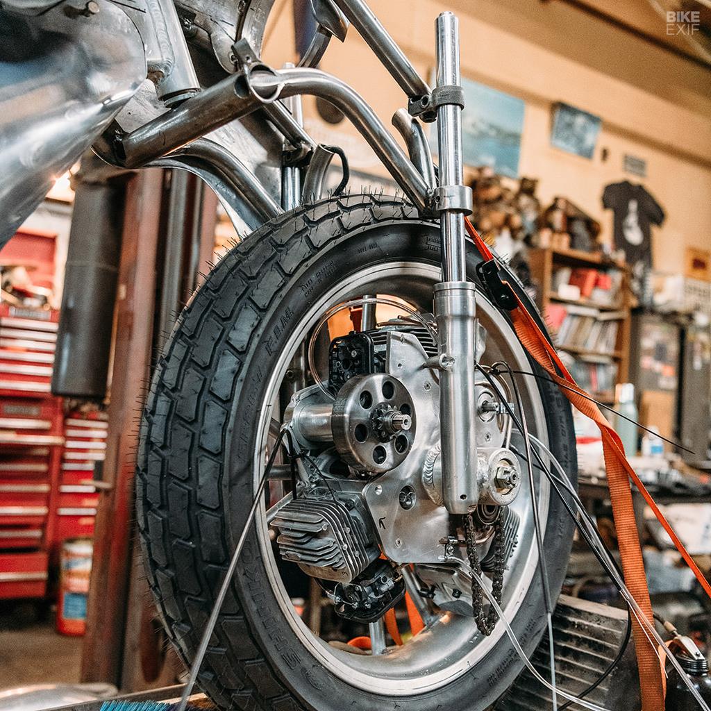 Custom Front Wheel Drive Motorcycle by Craig Rodsmith