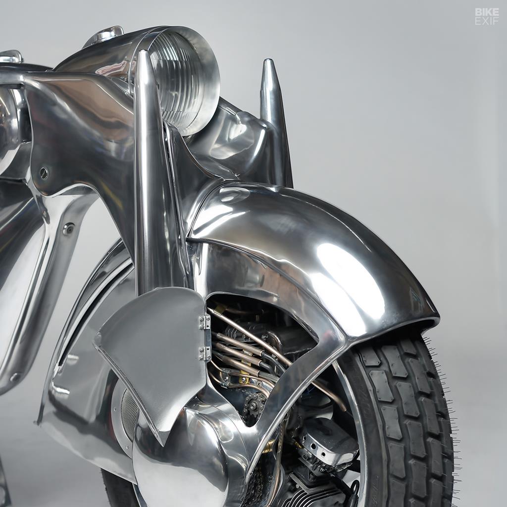 Custom Front Wheel Drive Motorcycle by Craig Rodsmith