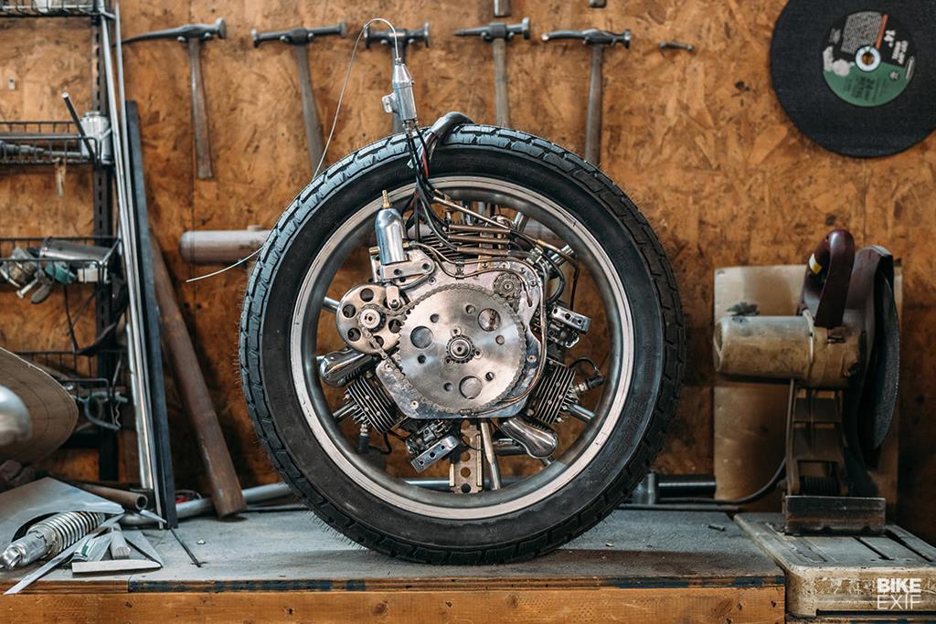 Custom Front Wheel Drive Motorcycle by Craig Rodsmith