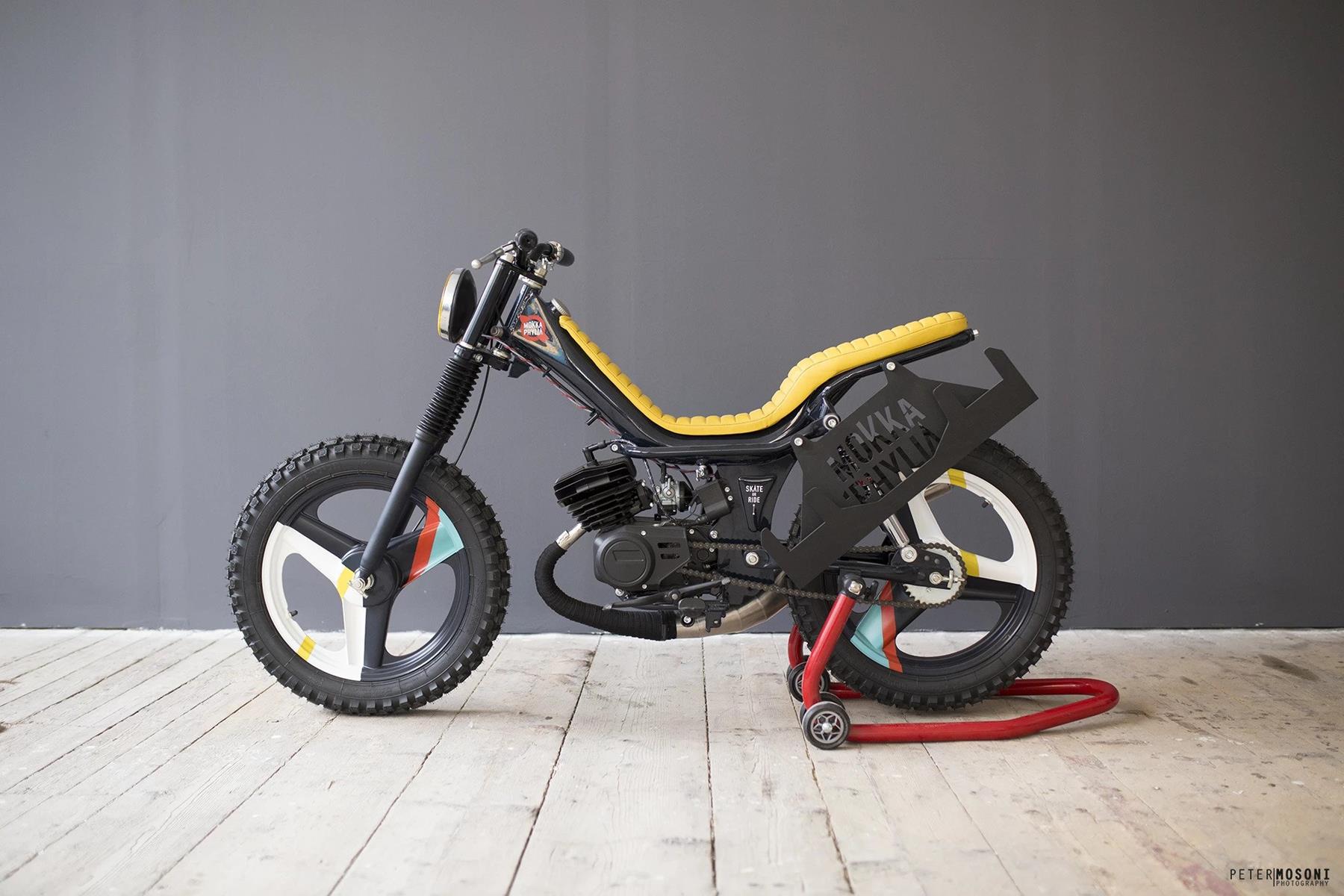 Custom Peripoli Oxford Moped by Mokka Cycles