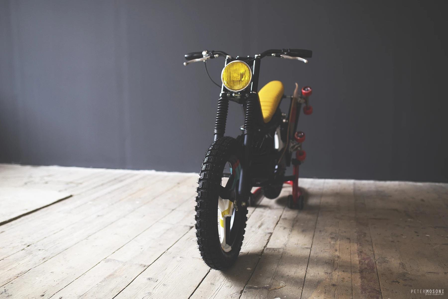 Custom Peripoli Oxford Moped by Mokka Cycles