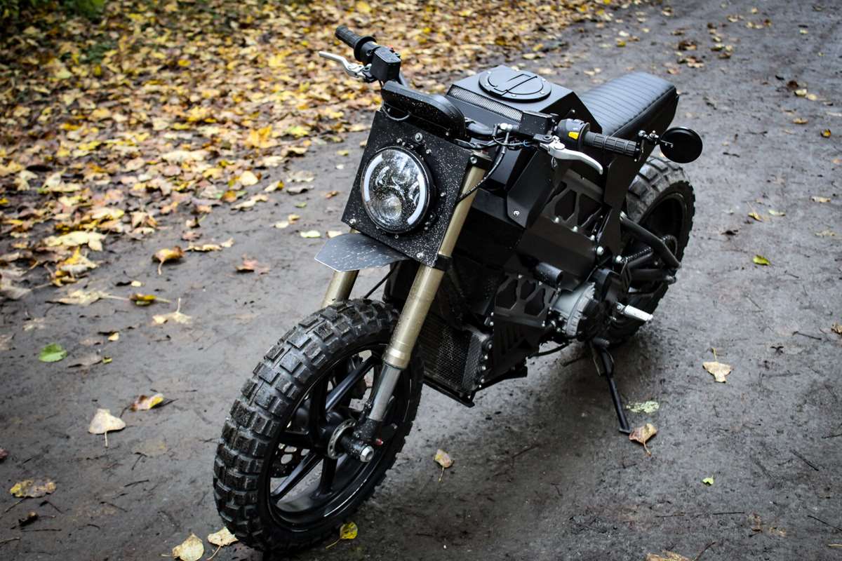 Brammo Empulse R Electric Scrambler by Droog Moto