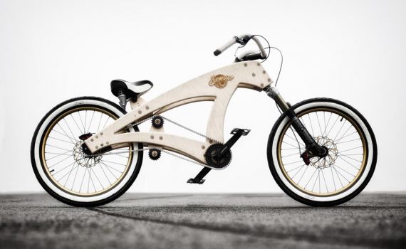 Sawyer Beachcruiser Plywood Bicycle by Jurgen Kuipers