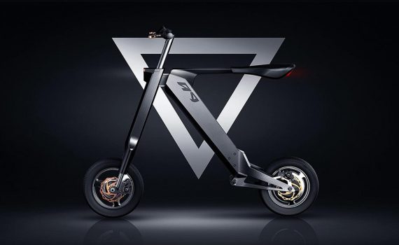 AK-1 Automatic Folding Electric Bike by Ronsben Huen