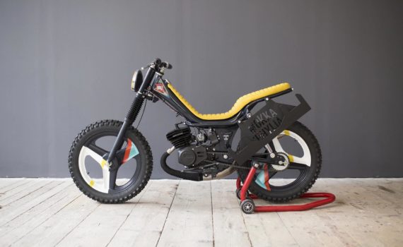 Custom Peripoli Oxford Moped by Mokka Cycles