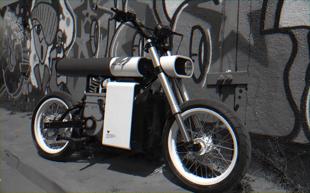 Punch Electric Urban Motorcycle by Artem Smirnov